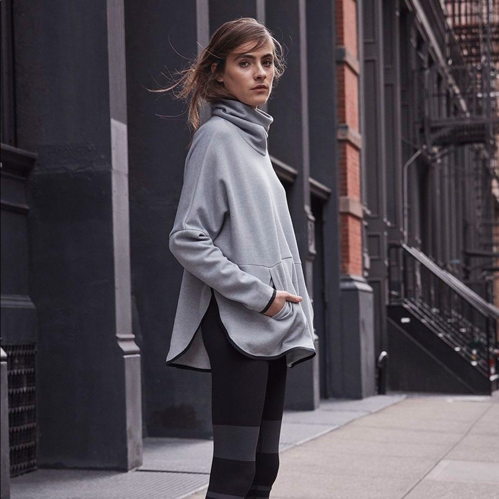 Grey North Face Slacker Poncho